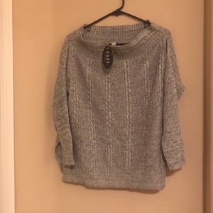 Off the shoulder sweater